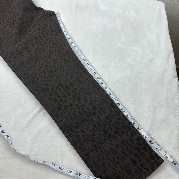 James Jeans Women's Size 16 Twiggy Curvy Black Leopard Print Skinny Jeans‎ New - Picture 14 of 14